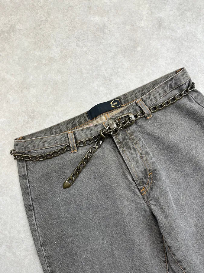 Plein Sud Bronze Metal Chain Belt hePJIpb 2