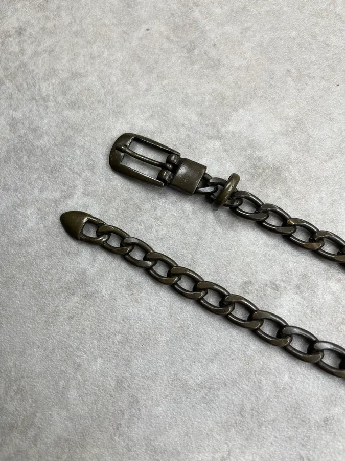 Plein Sud Bronze Metal Chain Belt hePJIpb 4