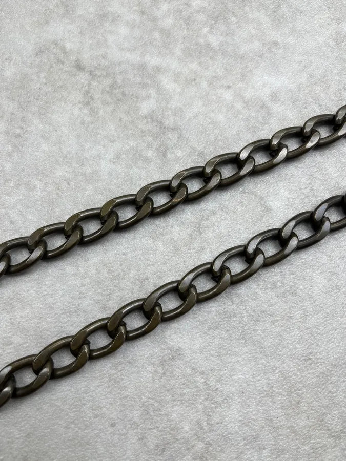 Plein Sud Bronze Metal Chain Belt hePJIpb 5