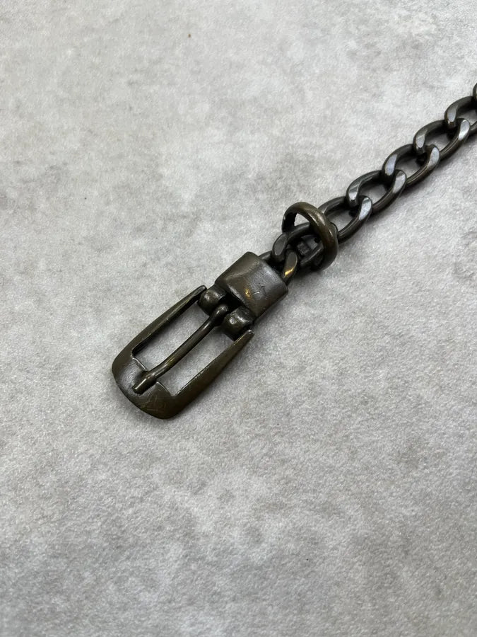 Plein Sud Bronze Metal Chain Belt hePJIpb 6