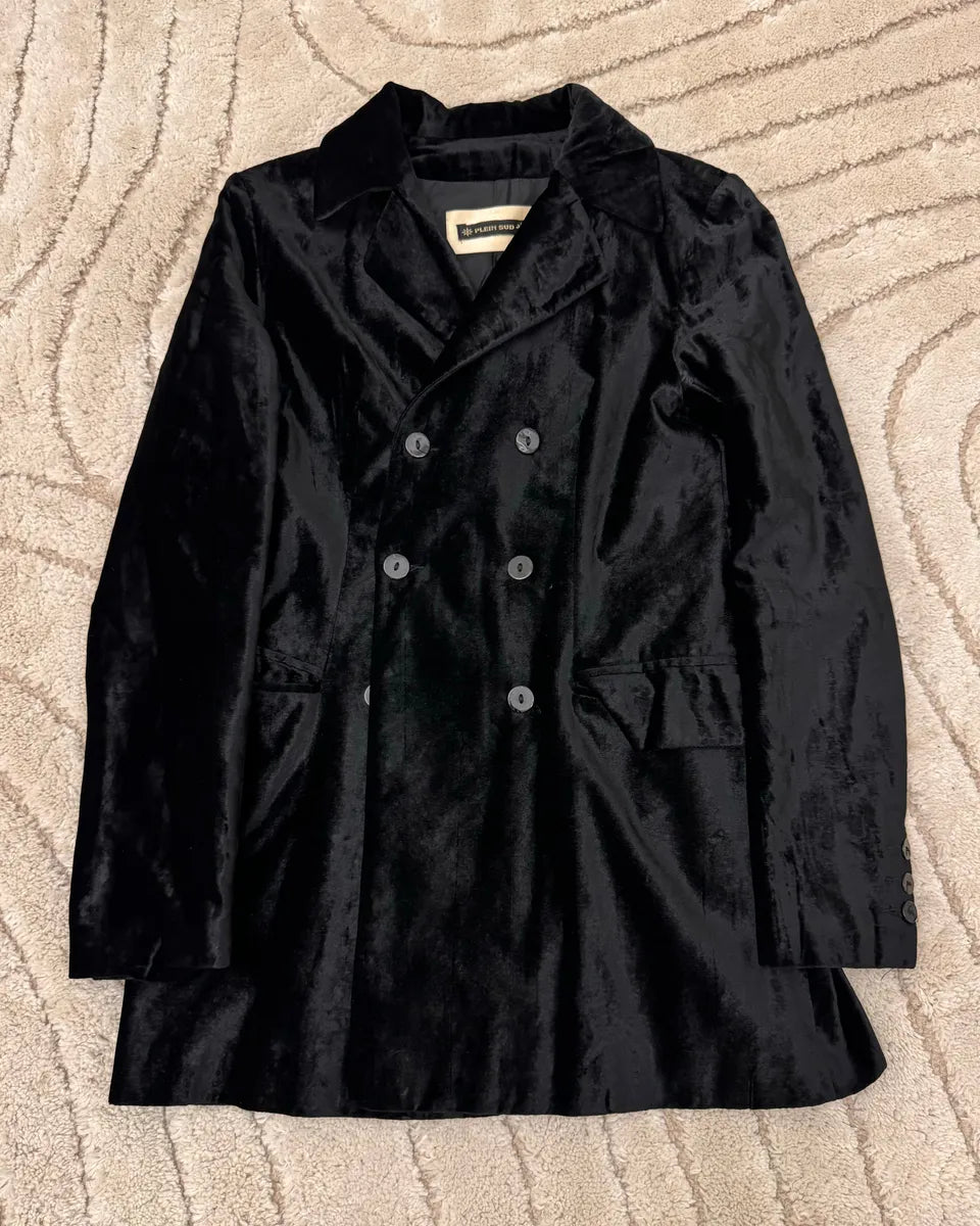 Plein Sud Evening Black Fur Coat LAWWgHG 0