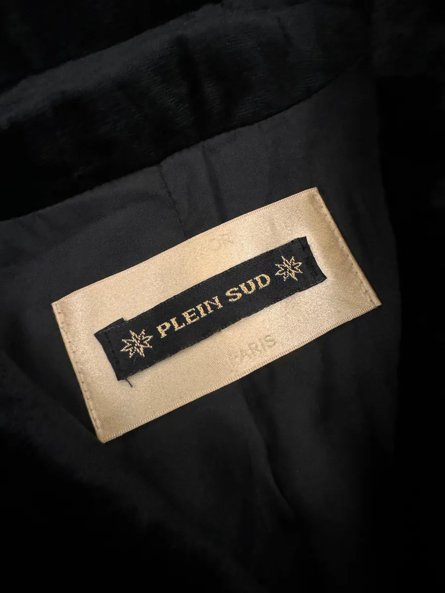 Plein Sud Evening Black Fur Coat LAWWgHG 3
