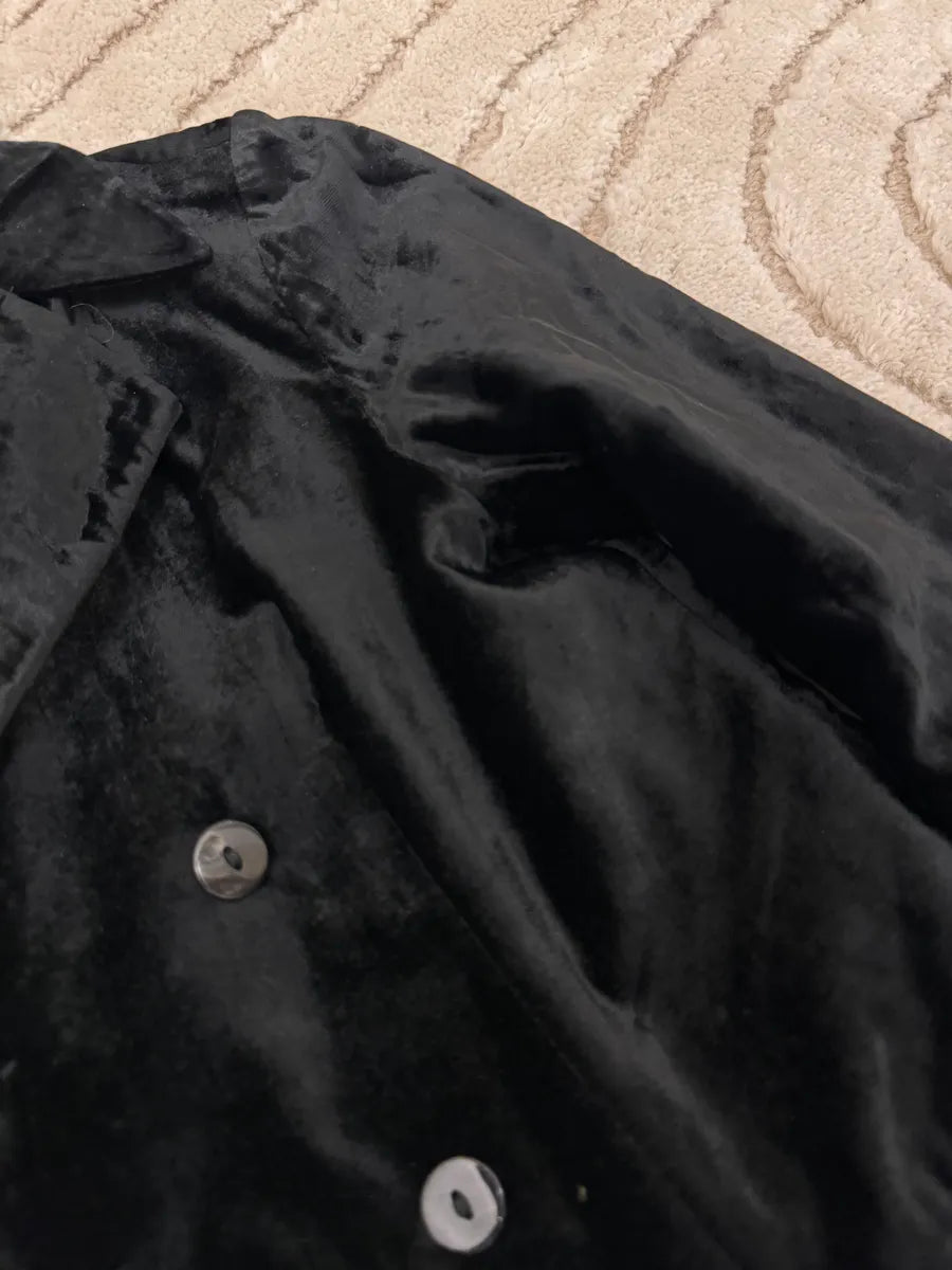 Plein Sud Evening Black Fur Coat LAWWgHG 4