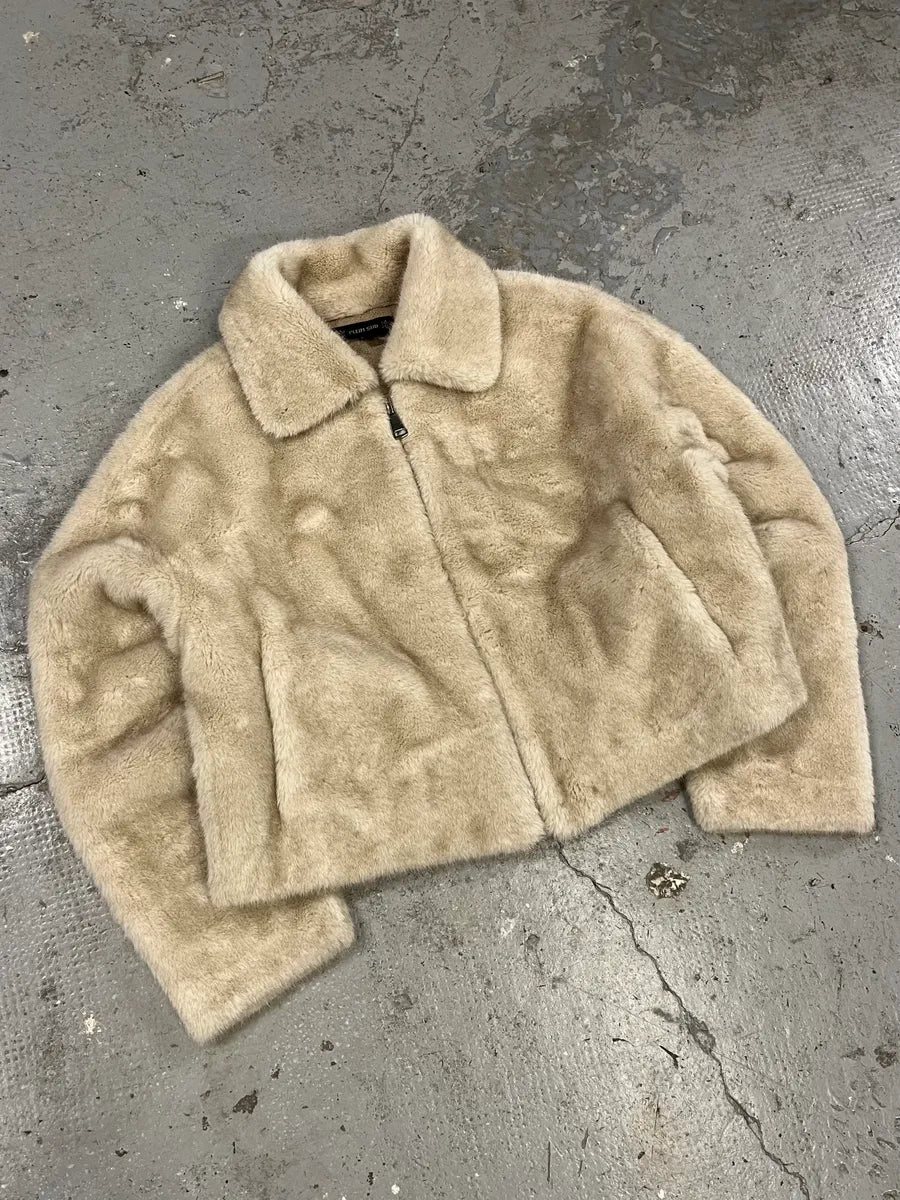Plein Sud Faux Fur Beige Jacket KsDbJJi 10