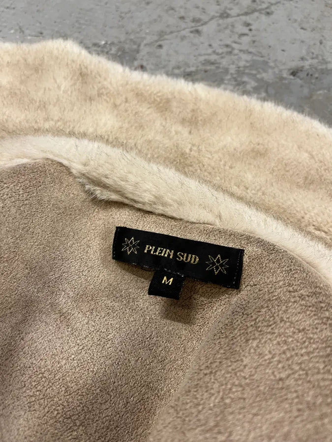 Plein Sud Faux Fur Beige Jacket KsDbJJi 6