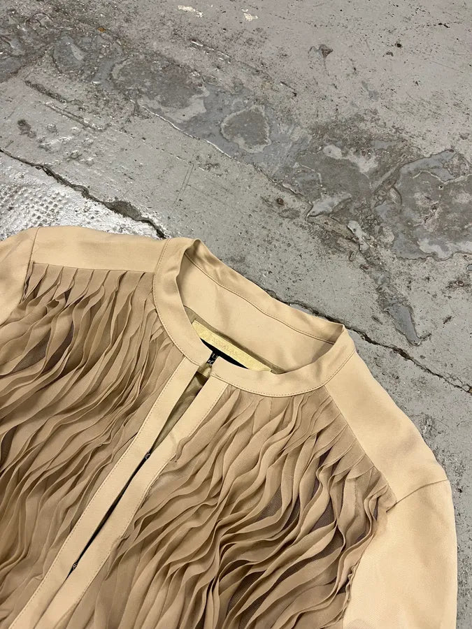 Plein Sud Fluid Beige Relief Jacket akBAliB 4
