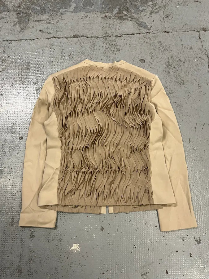 Plein Sud Fluid Beige Relief Jacket akBAliB 6