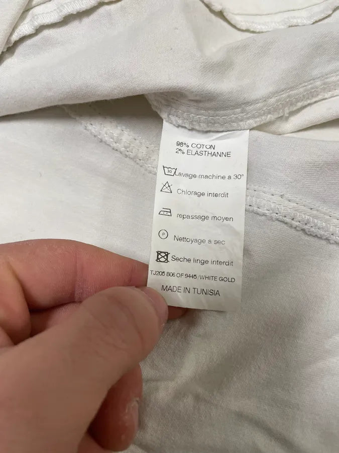 Plein Sud Golden White Denim Jacket (S) ngVFAff 9