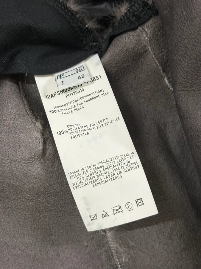 Plein Sud Grey Wool Fur-Lined Coat FxtTawq 9