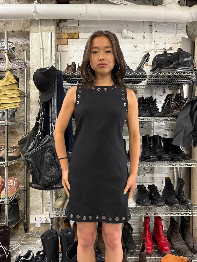 Plein Sud Studded Black Dress (S) eNiuQHw 1