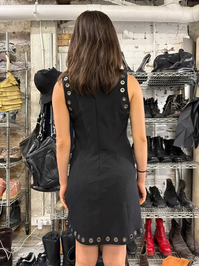 Plein Sud Studded Black Dress (S) eNiuQHw 2