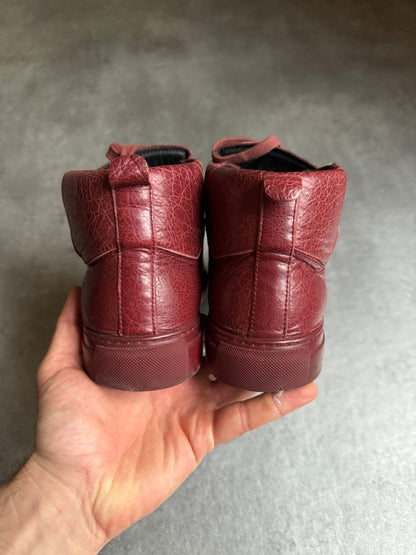 Balenciaga Arena High Bordeaux Leather  (42,5) - 6