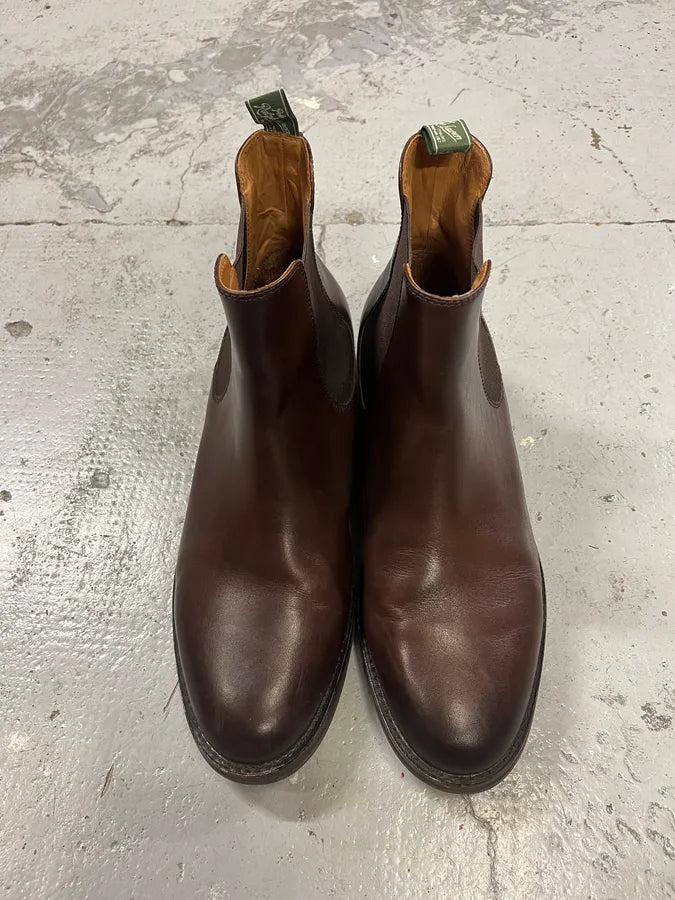 Polo Ralph Lauren Brown Minimalist Classy Leather Boots buxrTsc 3