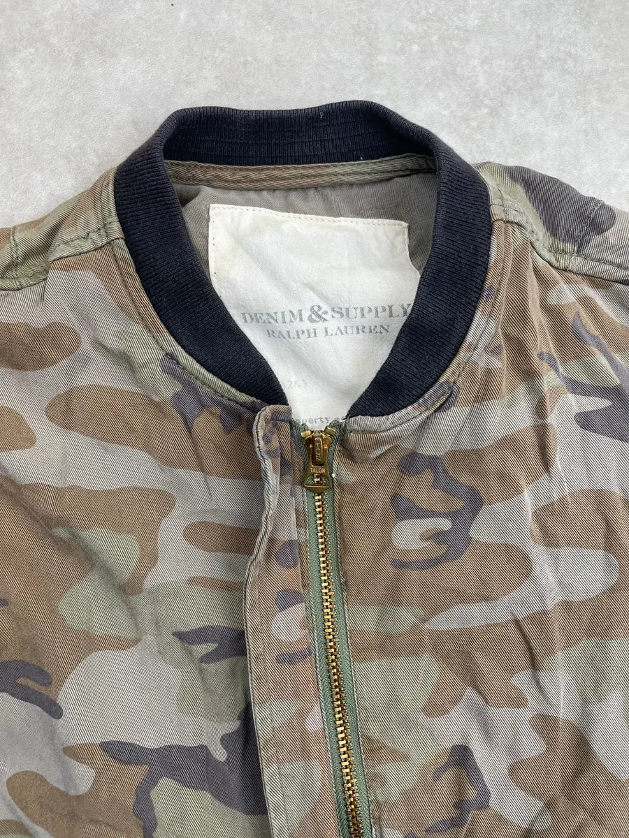 2010s Ralph Lauren Denim & Supply Khaki Camo Jacket VGNbReS 5
