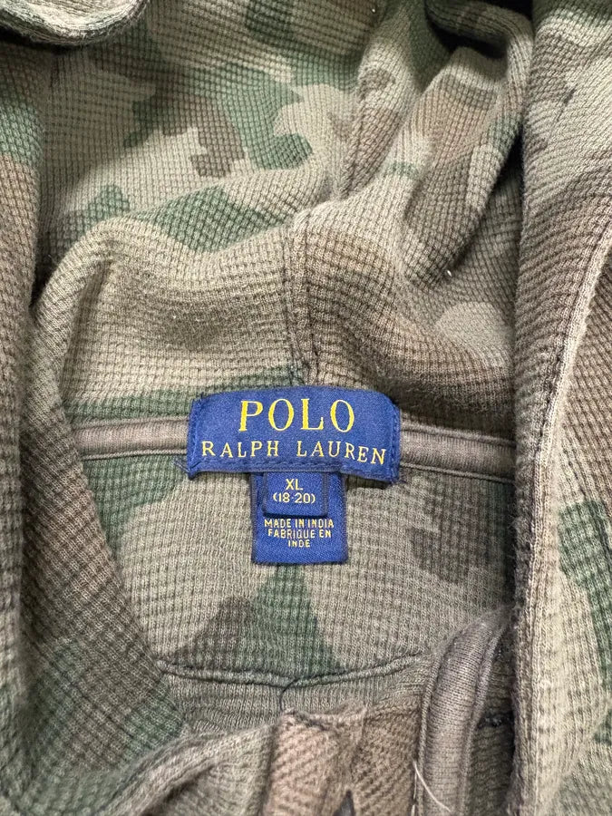 Polo Ralph Lauren Military Camo Termal Hooded Sweater IdTXREY 7