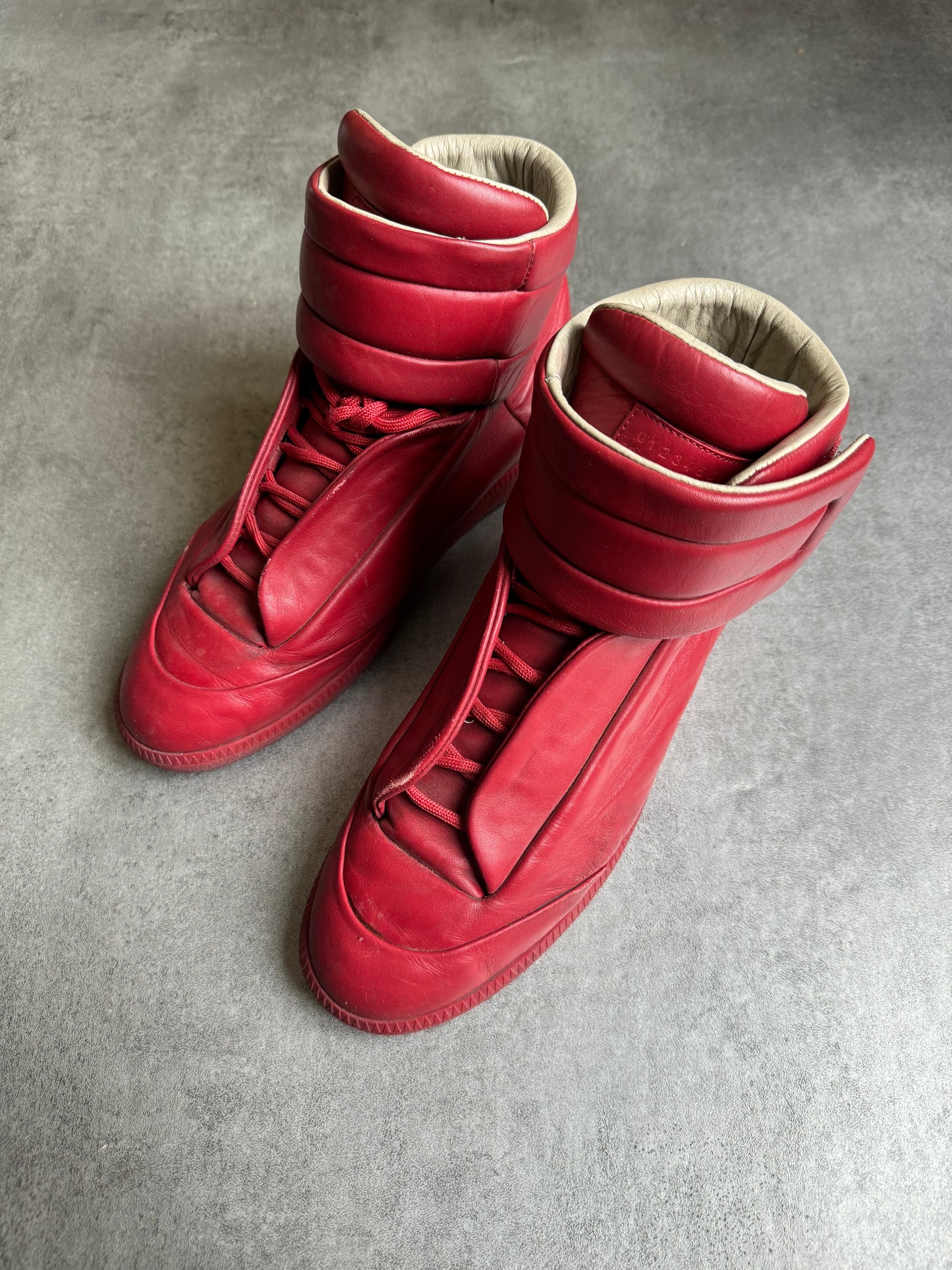 AW2016 Maison Margiela Future High Red Leather  (42) - 7