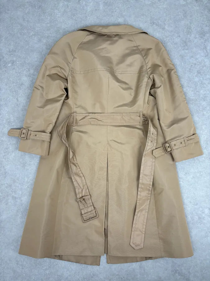 AW2007 Prada Belted Short Trench Coat gnYBRkj 4