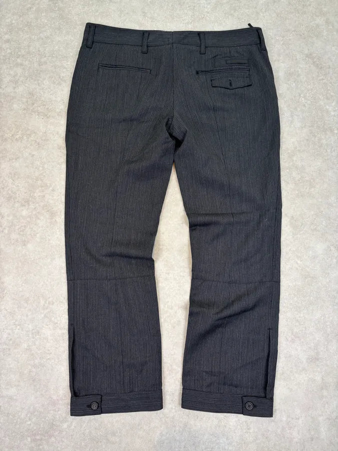 SS2007 Prada Grey Virgin Wool Tailored Pants TOHDFCU 5