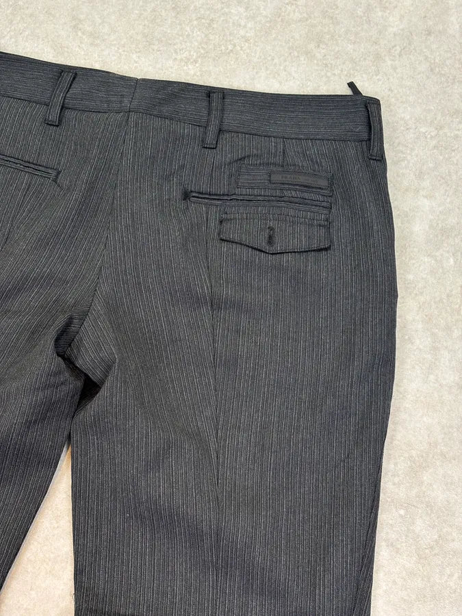 SS2007 Prada Grey Virgin Wool Tailored Pants TOHDFCU 7