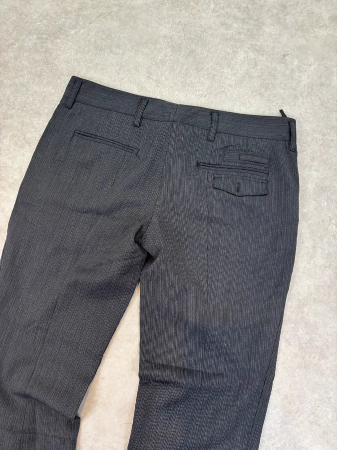 SS2007 Prada Grey Virgin Wool Tailored Pants TOHDFCU 6