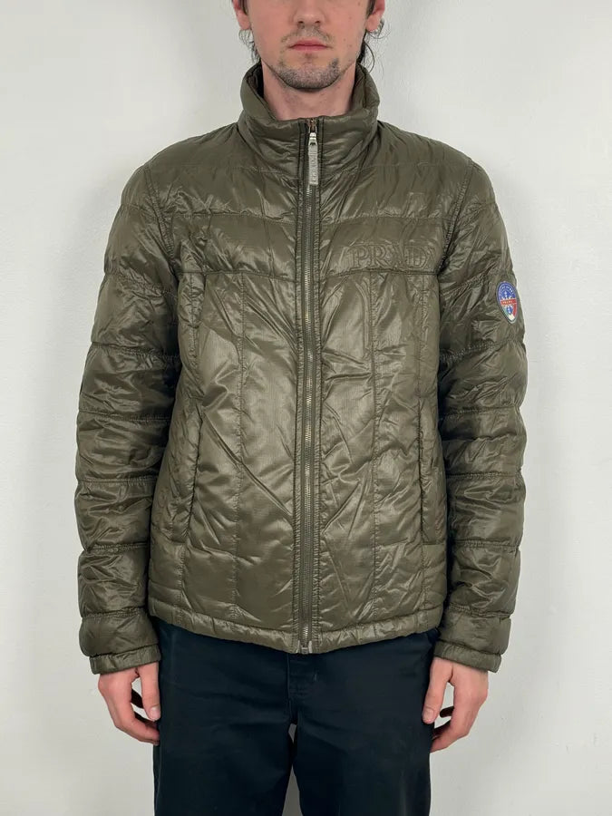 AW2003 Prada Active Green Sport Puffer Jacket kNjPQTj 1