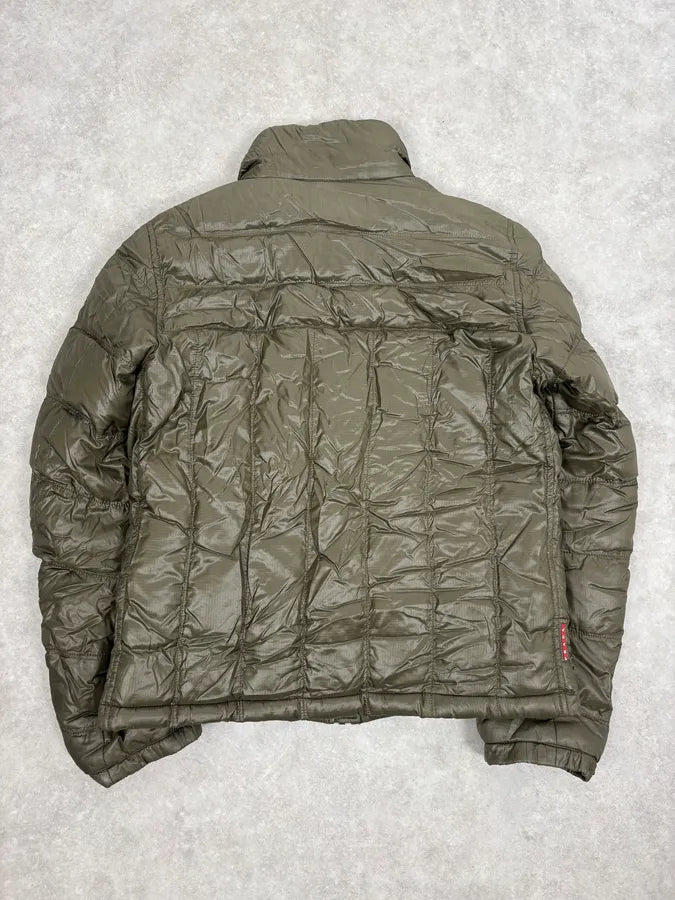 AW2003 Prada Active Green Sport Puffer Jacket kNjPQTj 5