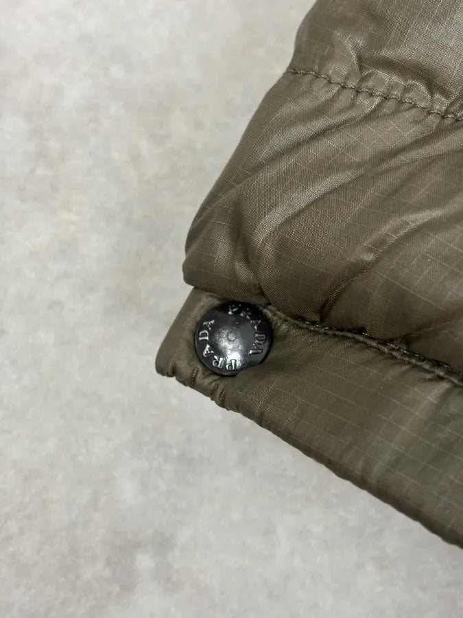 AW2003 Prada Active Green Sport Puffer Jacket kNjPQTj 7