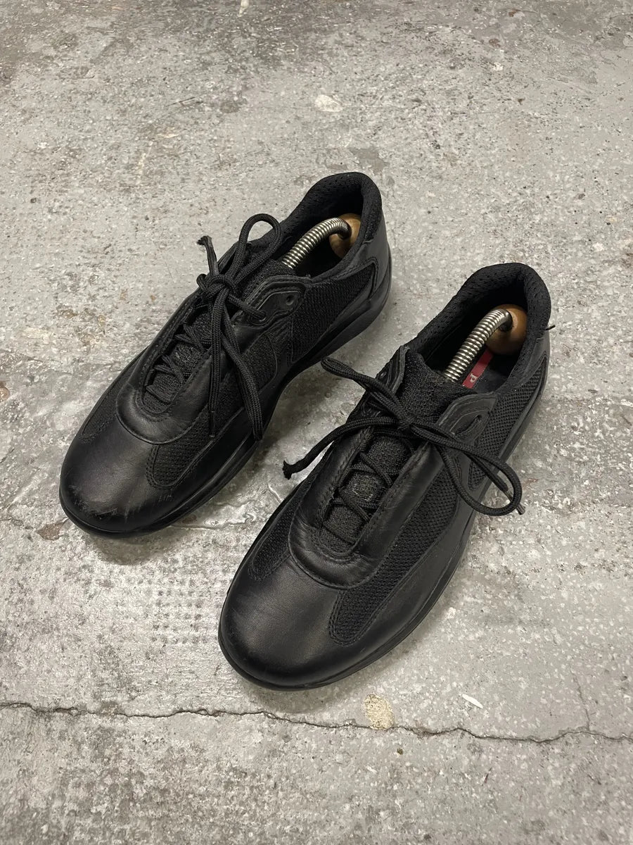 Prada Americas Cup Black Low Sneakers  (38eu/us5.5) rjJrbIz 1