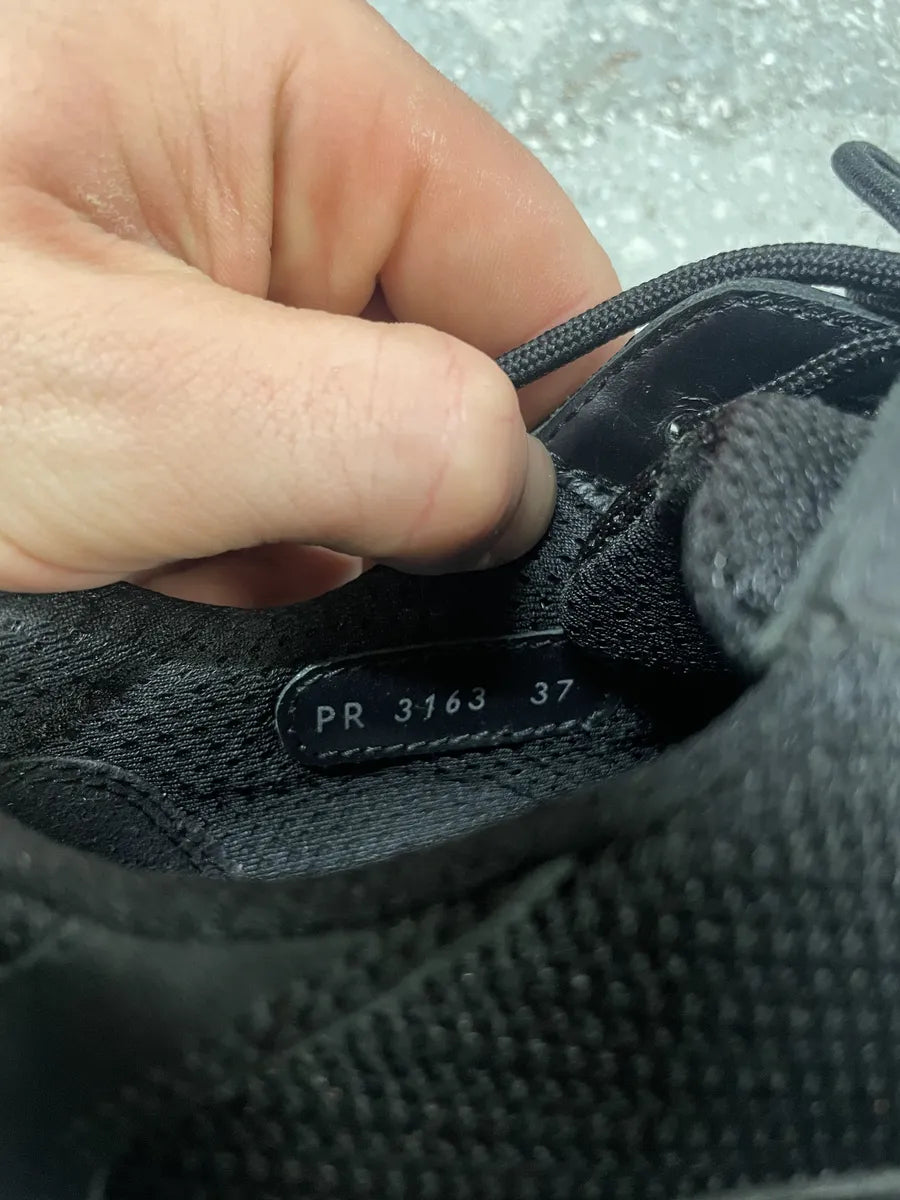 Prada Americas Cup Black Low Sneakers  (38eu/us5.5) rjJrbIz 9