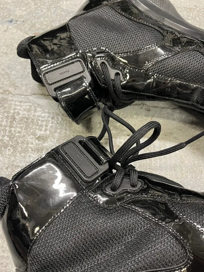 Prada America’s Cup Black Satin High Sneakers (43.5eu/us9.5) dlbarMa 5