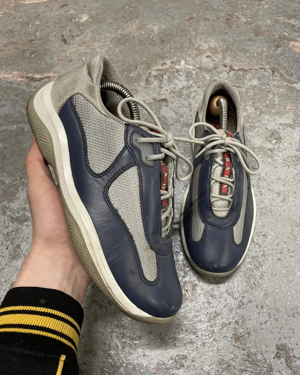 Prada Americas Cup Blue Nevada Shoes (37.5eu/us5) KZfXfjC 0