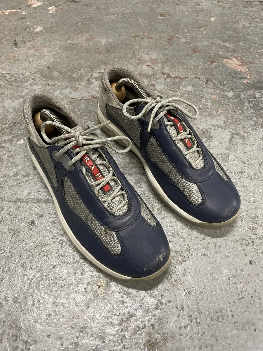 Prada Americas Cup Blue Nevada Shoes (37.5eu/us5) KZfXfjC 4