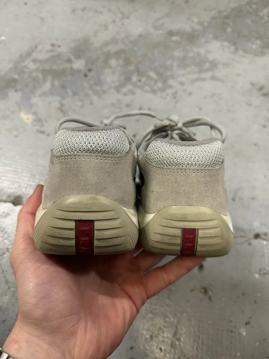 Prada America’s Cup Brown Low Sneakers (39.5eu/us6.5) IegPXIr 5
