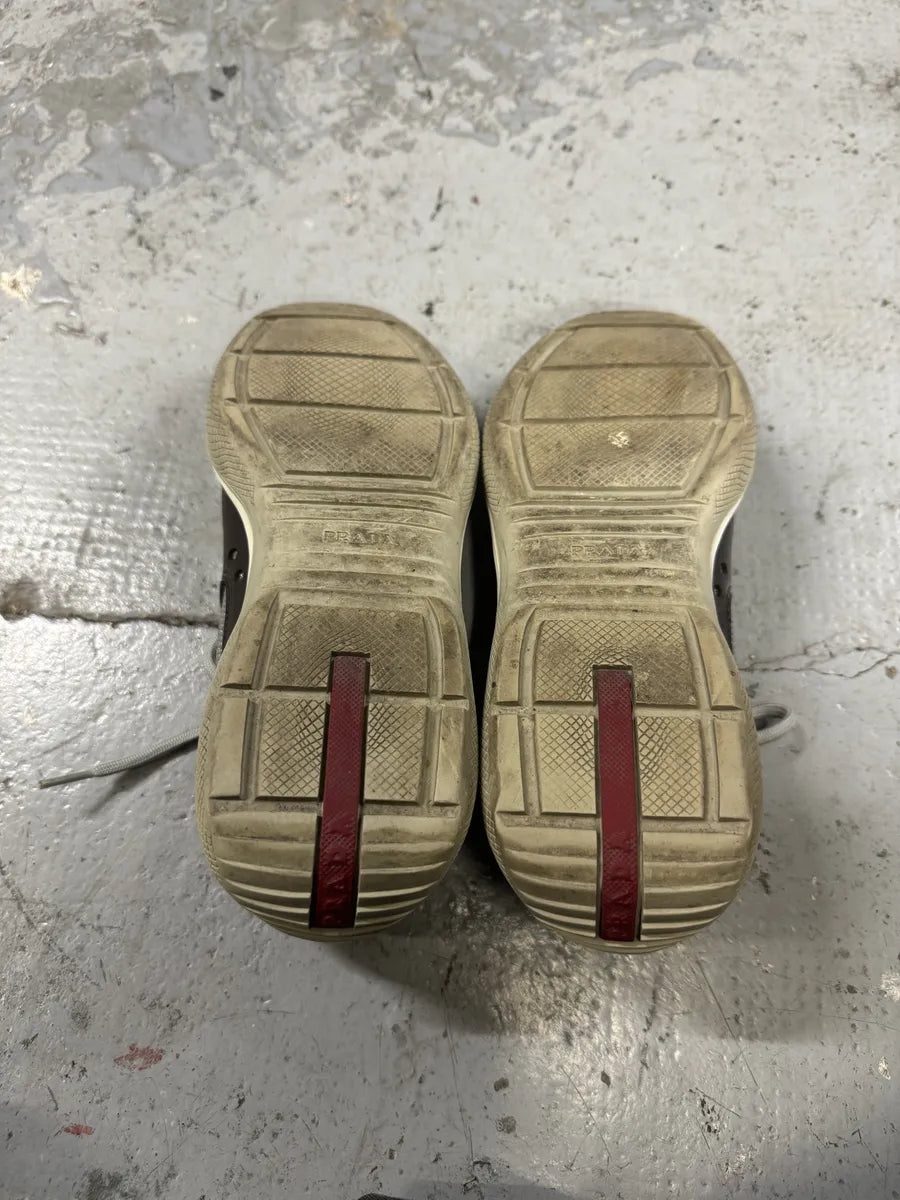 Prada America’s Cup Brown Low Sneakers (39.5eu/us6.5) IegPXIr 7