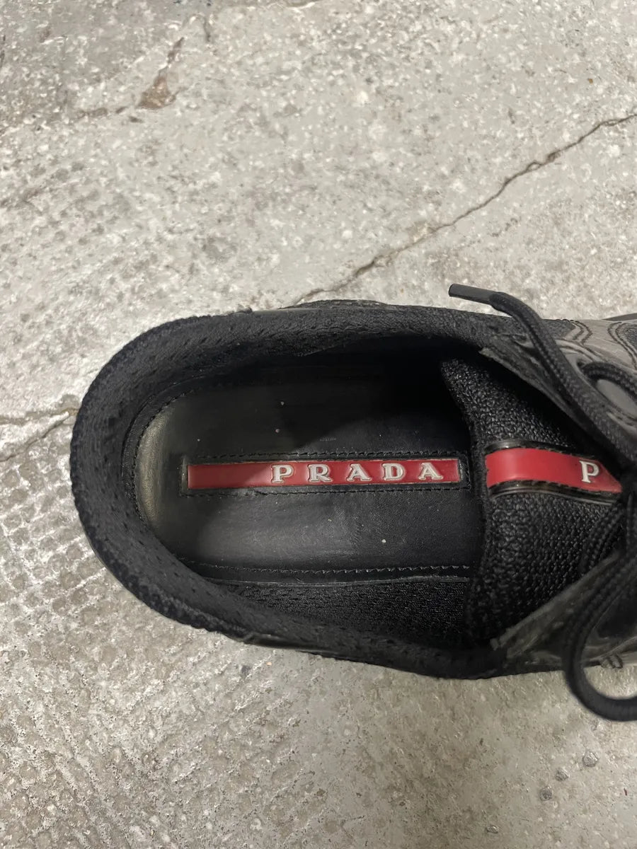 Prada Americas Cup Dark Olive Satin Shoes (39.5eu/us6.5) sYIDqws 10