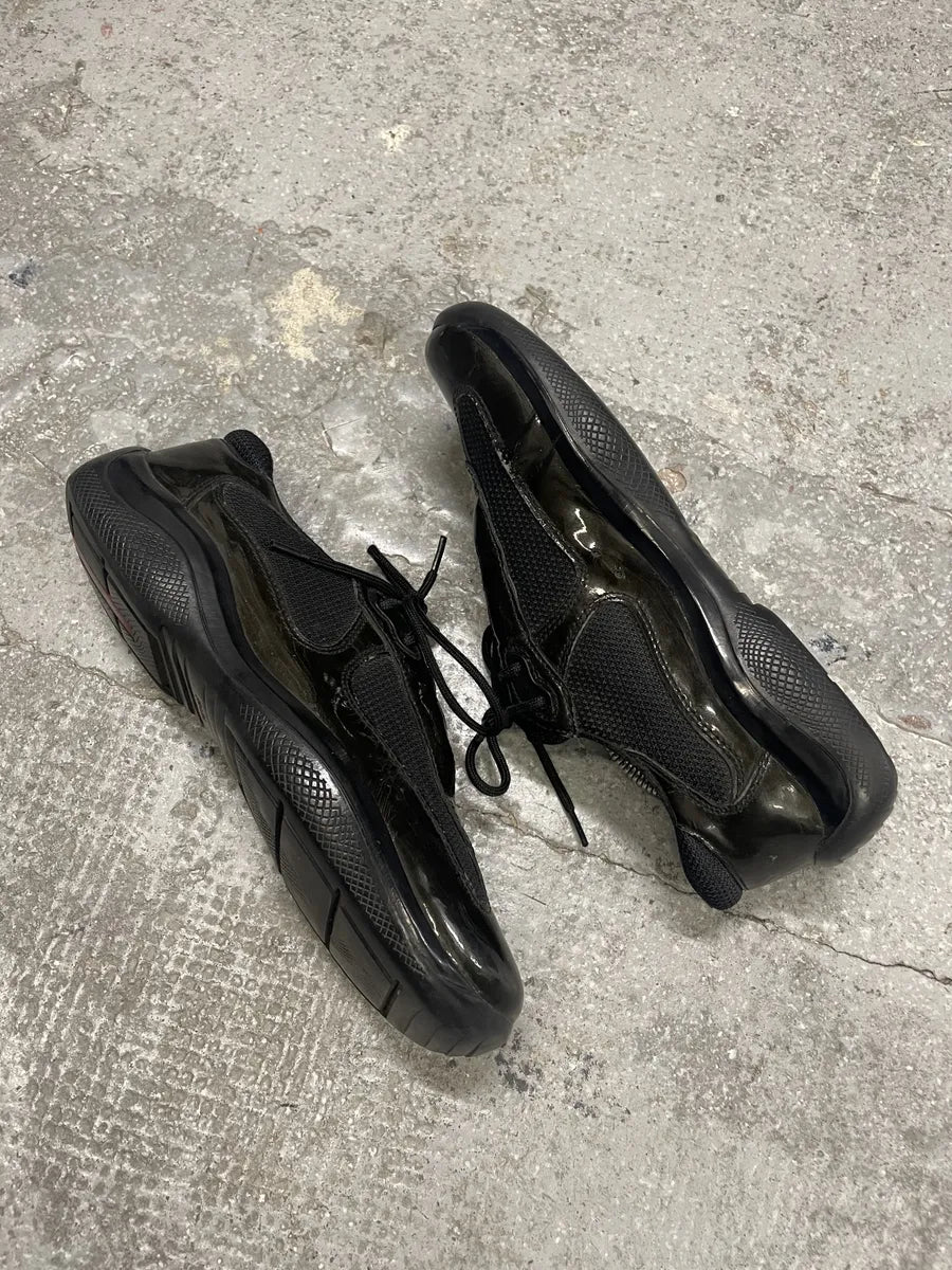 Prada Americas Cup Dark Olive Satin Shoes (39.5eu/us6.5) sYIDqws 8