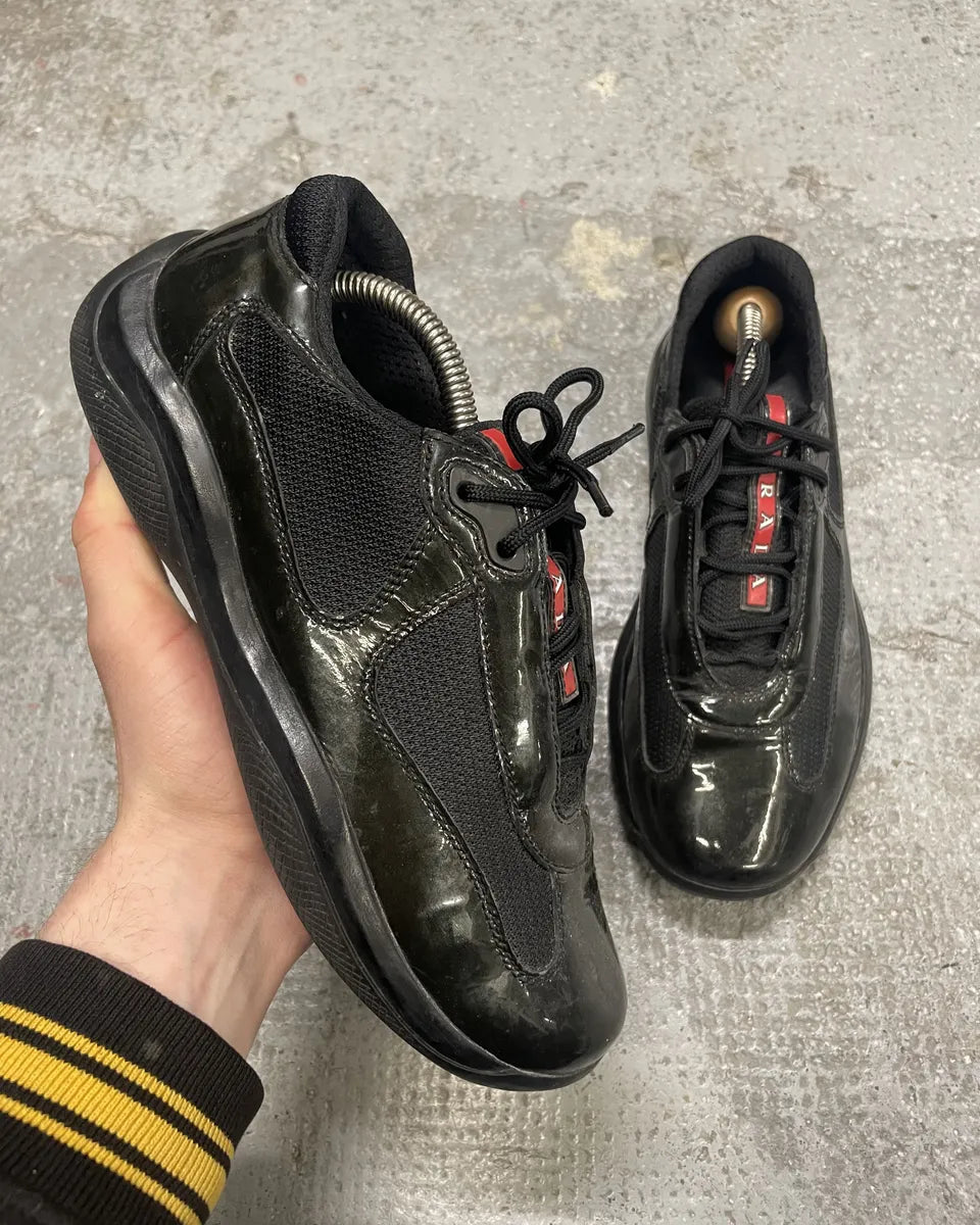 Prada Americas Cup Dark Olive Satin Shoes (39eu/us6.5) eBqMbGr 0