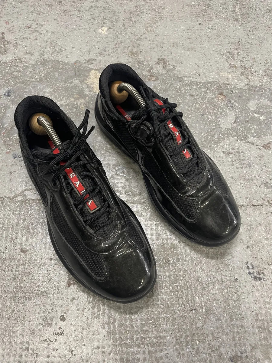 Prada Americas Cup Dark Olive Satin Shoes (39eu/us6.5) eBqMbGr 1