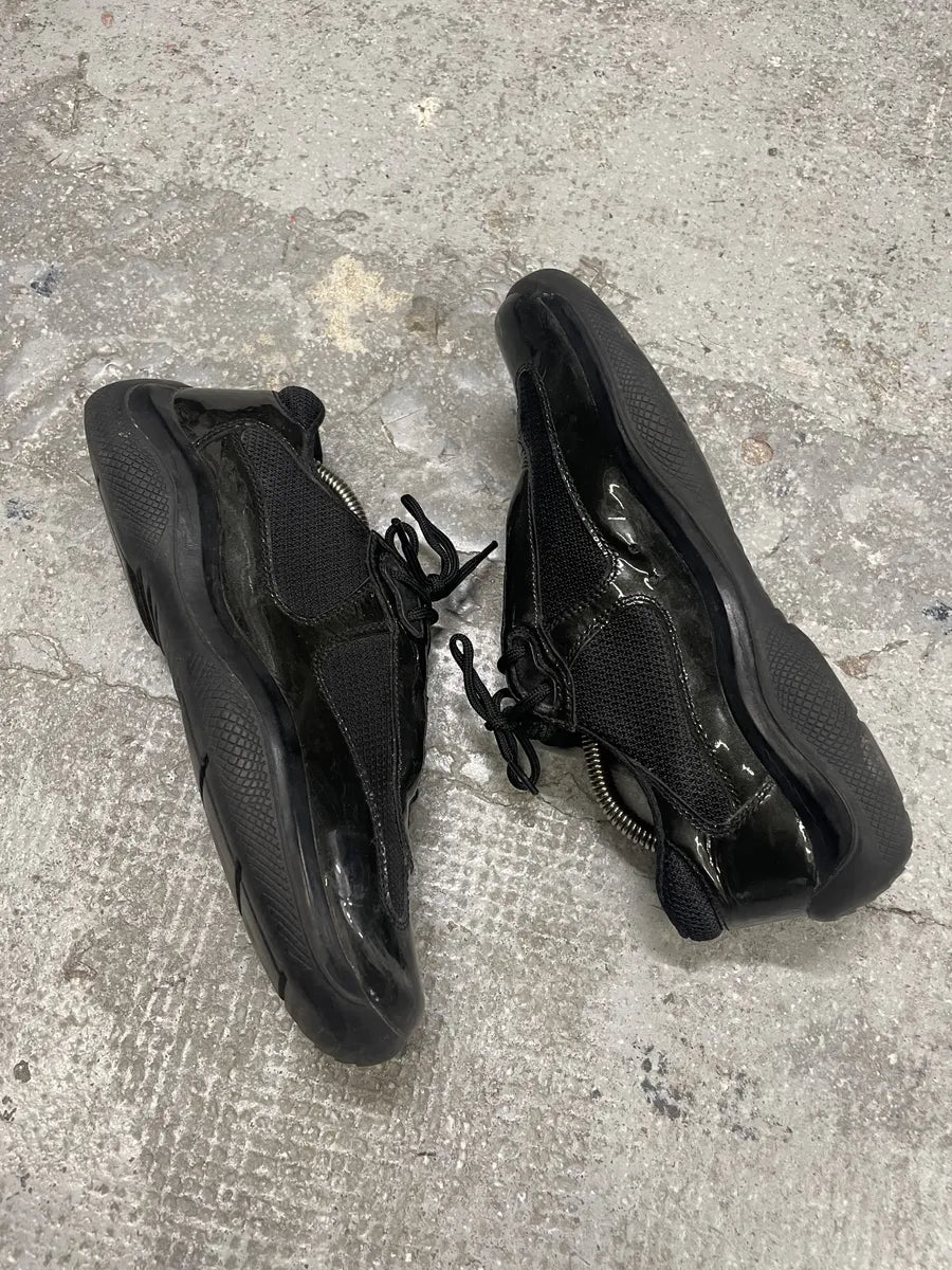 Prada Americas Cup Dark Olive Satin Shoes (39eu/us6.5) eBqMbGr 5