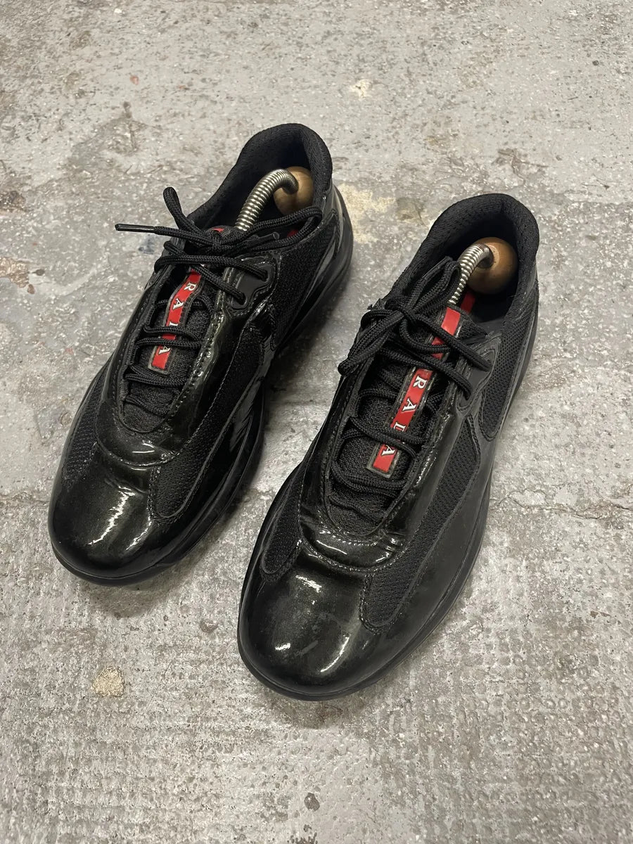 Prada Americas Cup Dark Olive Satin Shoes (39eu/us6.5) eBqMbGr 7