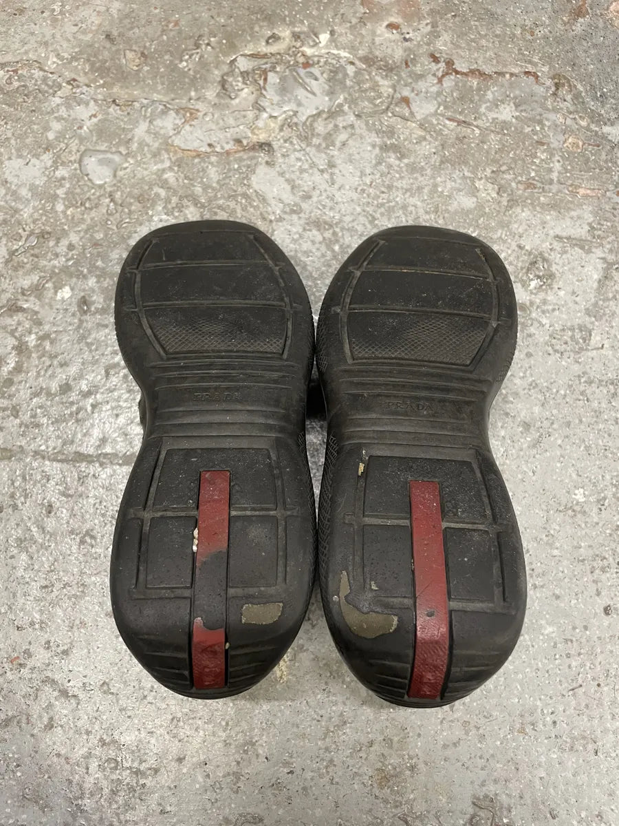 Prada Americas Cup Dark Satin Olive Shoes (37.5eu/us5) RFFyJJt 2