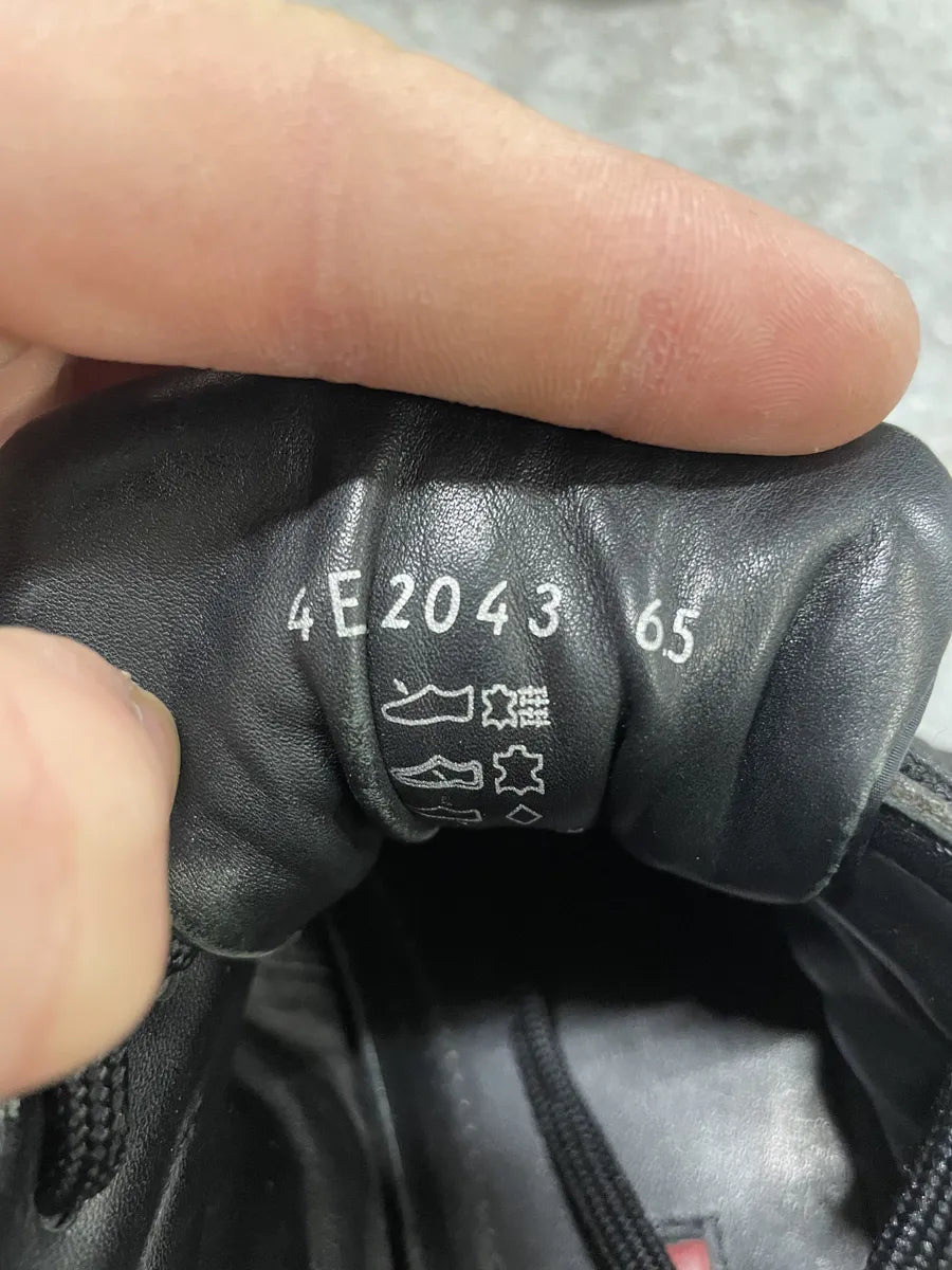 Prada Americas Cup Hybrid Leather Black Shoes (41eu/us8) saluMuq 8