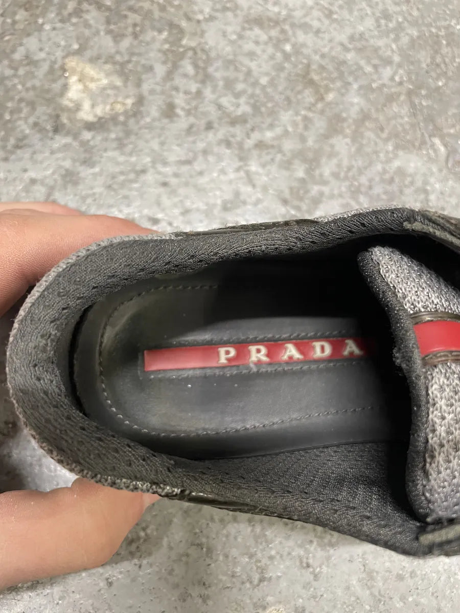 Prada Americas Cup Olive Satin Shoes (39.5eu/us6.5) PTiSpLO 8