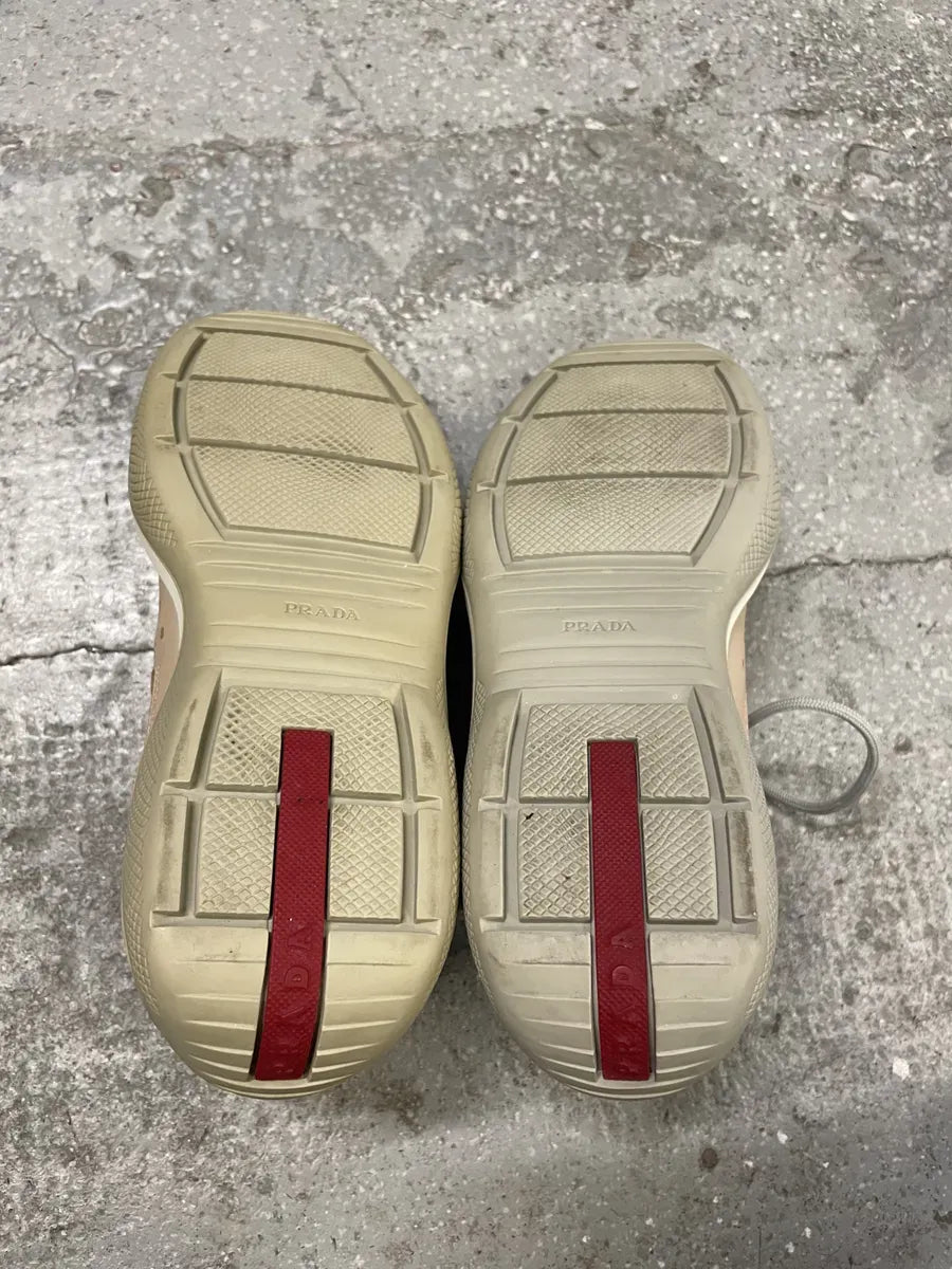 Prada America's Cup Pale Pink Low Sneakers rSvpiBo 3
