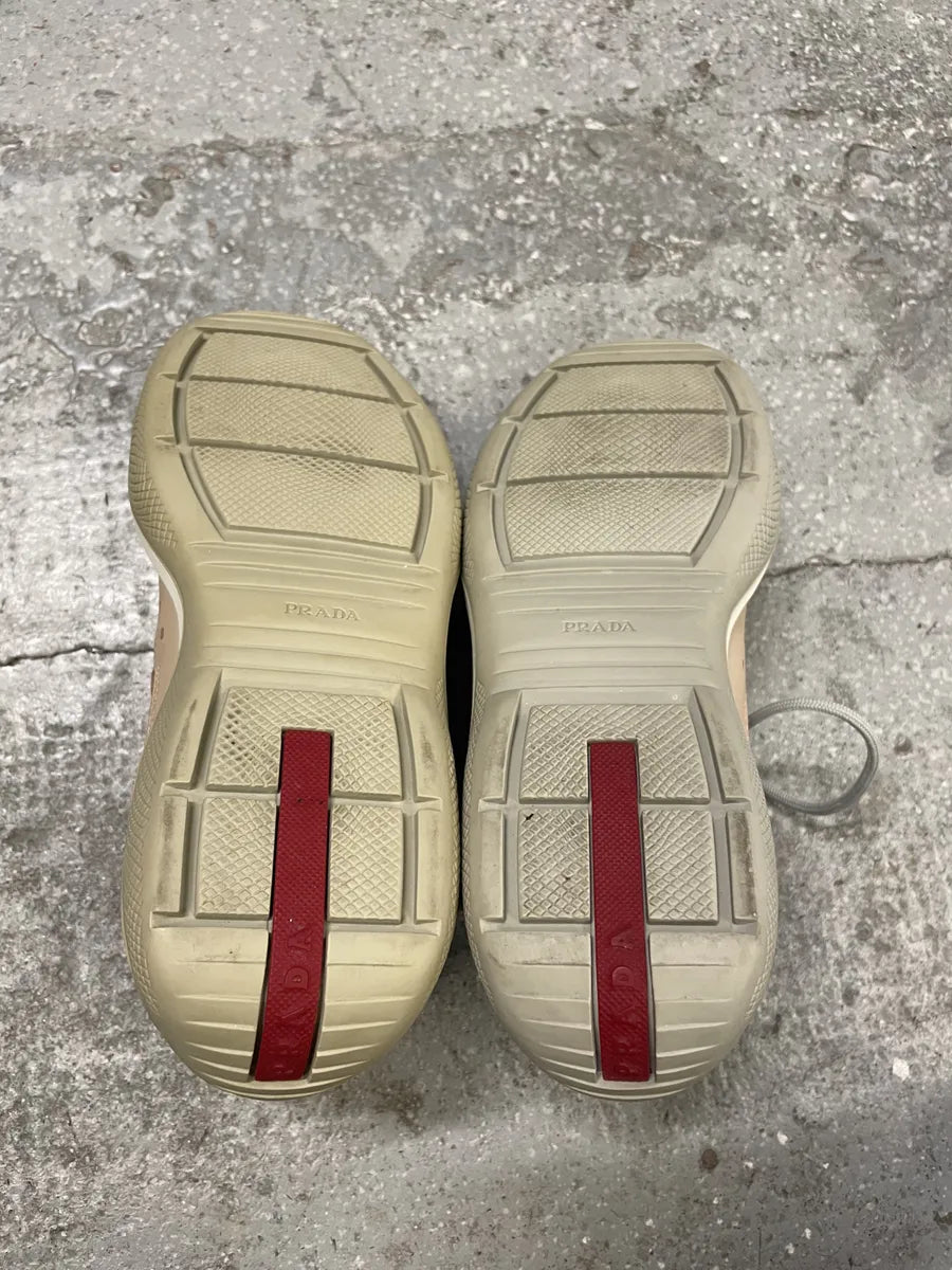 Prada Americas Cup Pale Pink Low Sneakers rSvpiBo 3
