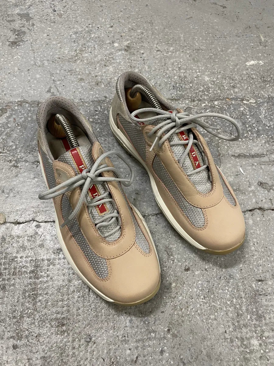 Prada Americas Cup Pale Pink Low Sneakers rSvpiBo 7