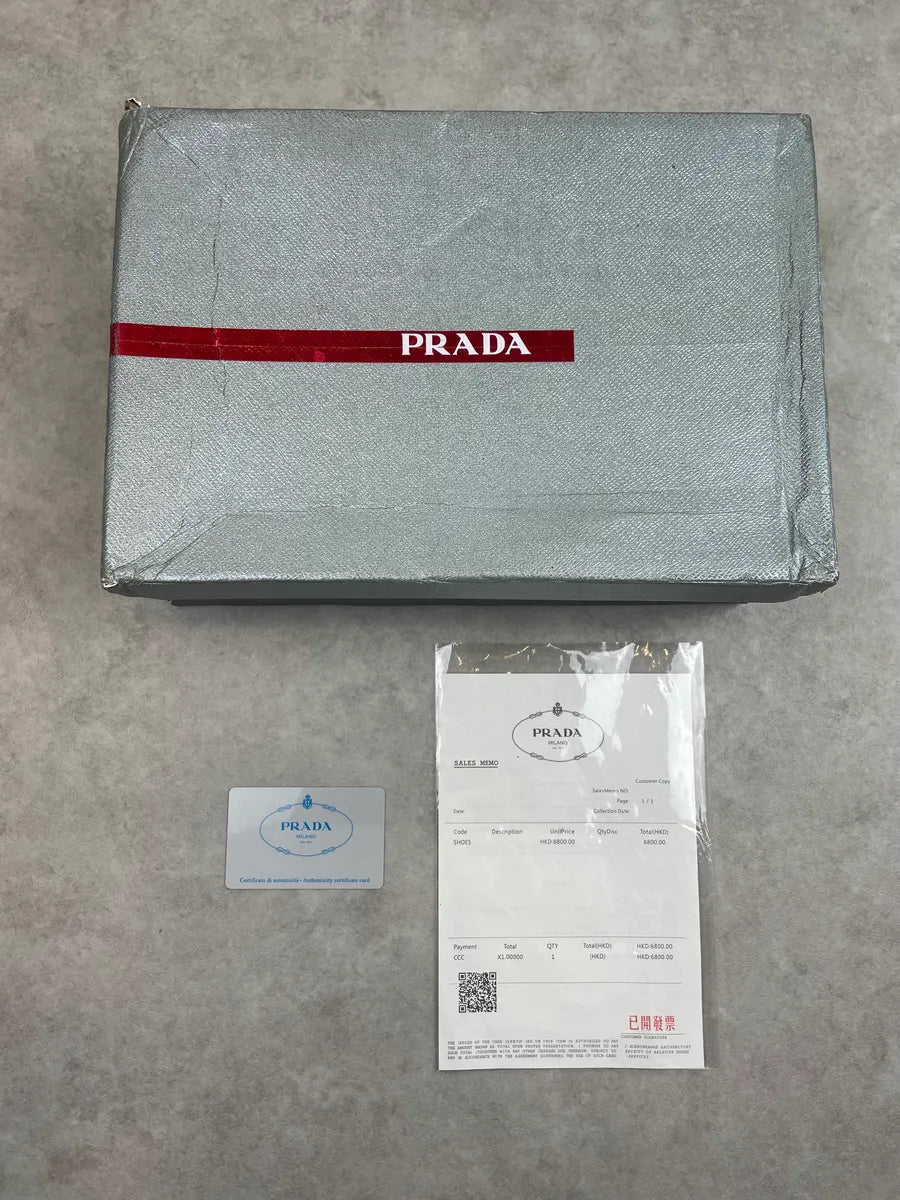 Prada Americas Cup White Blue Satin Sneakers nLzkEpU 9