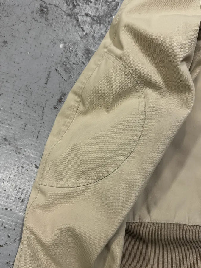 2000s Prada Beige Sherpa Collar Aviator Jacket jzQWYur 13
