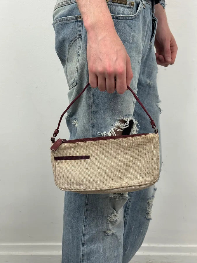 SS1999 Prada Beige Canvas Bag lHTFQjy 1