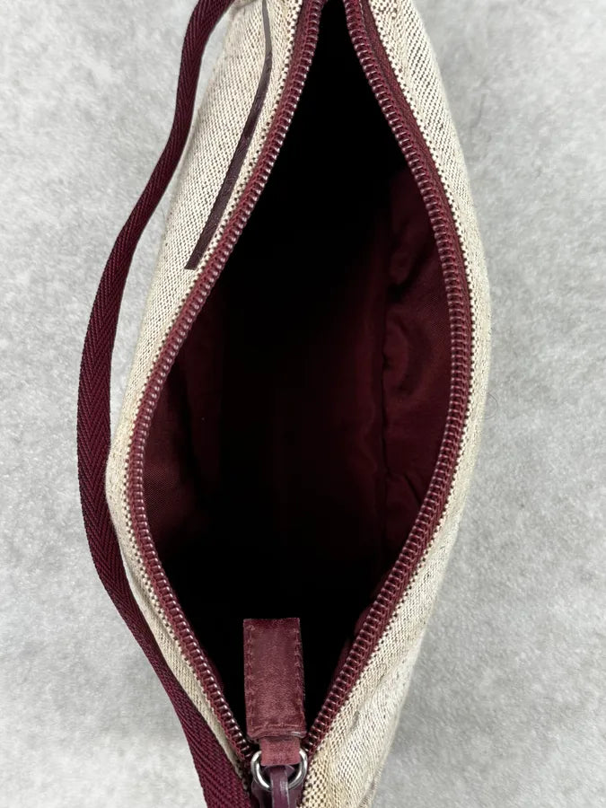 SS1999 Prada Beige Canvas Bag lHTFQjy 8